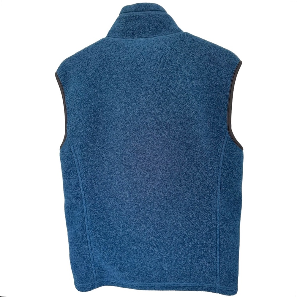 REI Men’s Fleece Vest Zipper Front Dark Blue Two Front Pockets Size Medium - Picture 9 of 13
